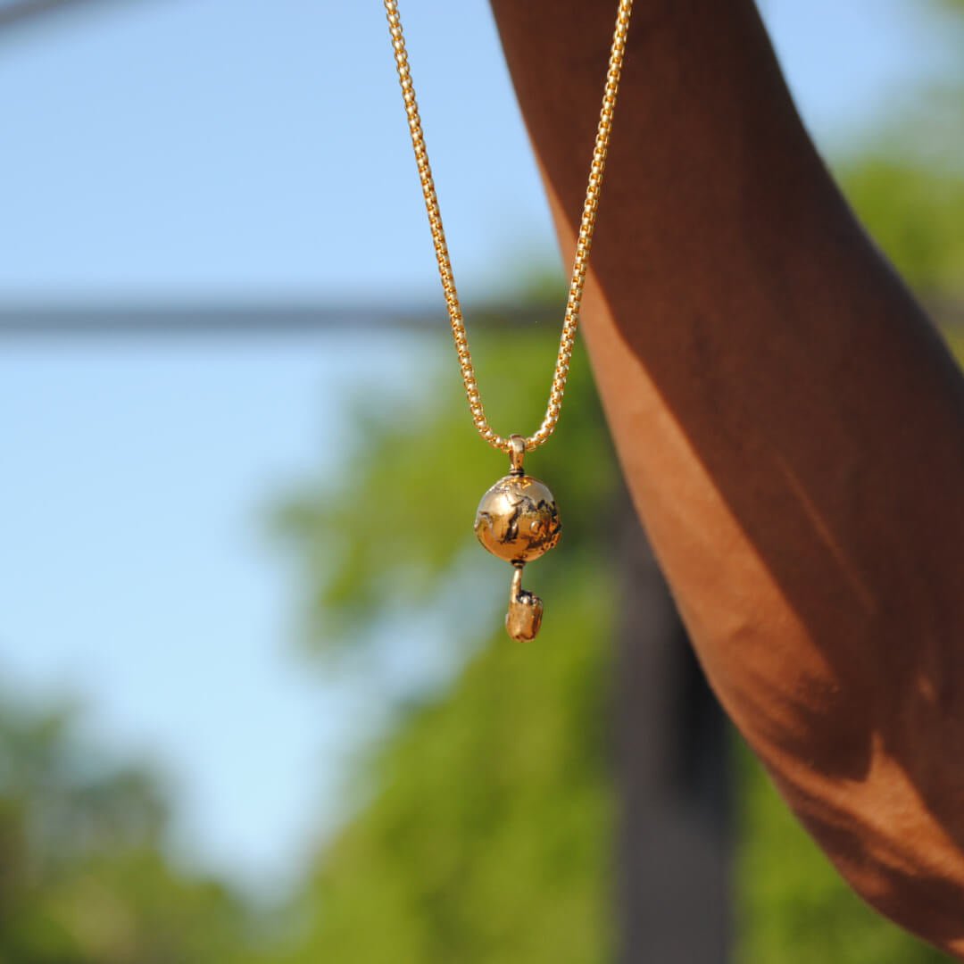 Spinning Basketball Pendant