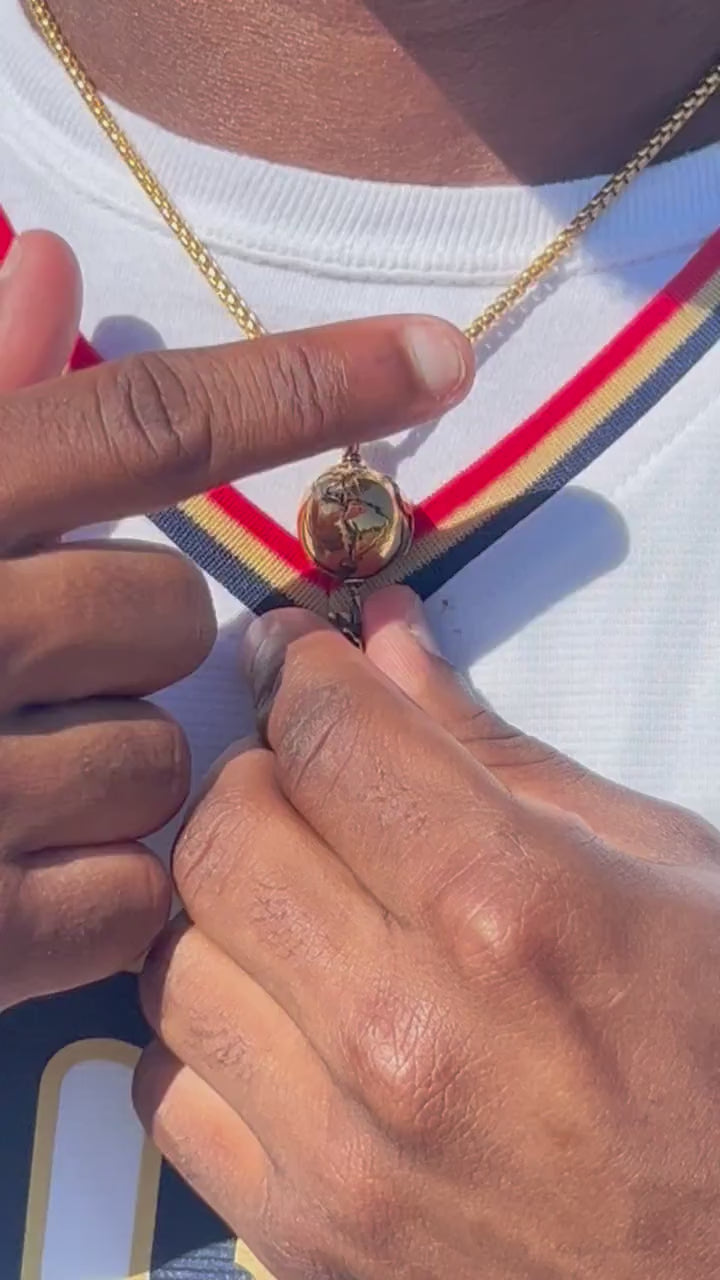 Sportzzheads Basketball Necklace