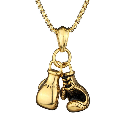 Boxing Gloves Pendant and Chain Necklace - Sportzzheads